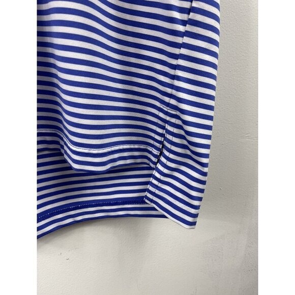 Turtleson Size XL Palmetto Hall Hilton Head Striped Polo Shirt Tour Performance - Picture 6 of 6